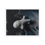 ASTEROID — Framed Paper, White, 16×20