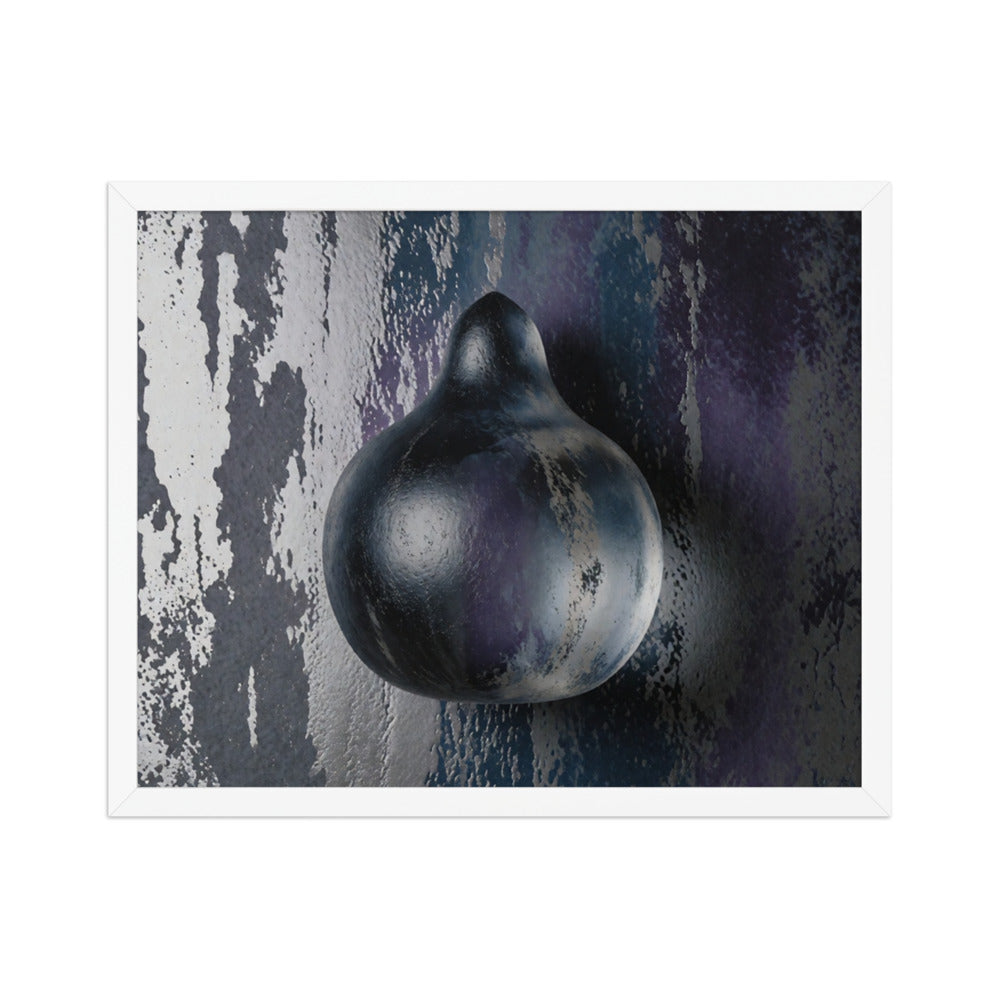 DROP — Framed Paper, White, 16×20