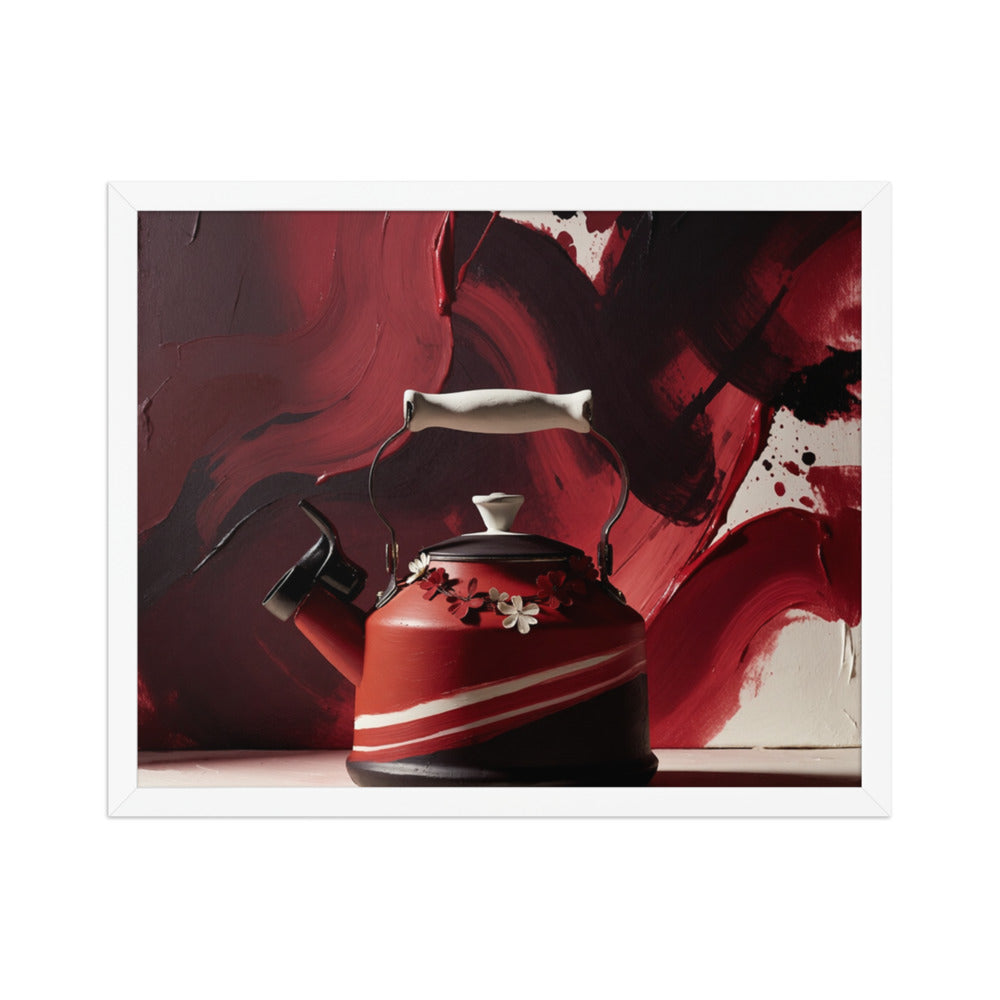 CARAFE — Framed Paper, White, 16×20