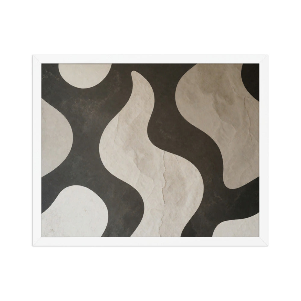 TWILL — Framed Paper, White, 16×20
