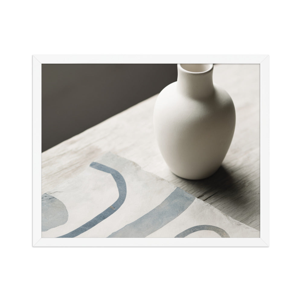 VESSEL — Framed Paper, White, 16×20