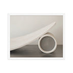 CAMFER — Framed Paper, White, 16×20