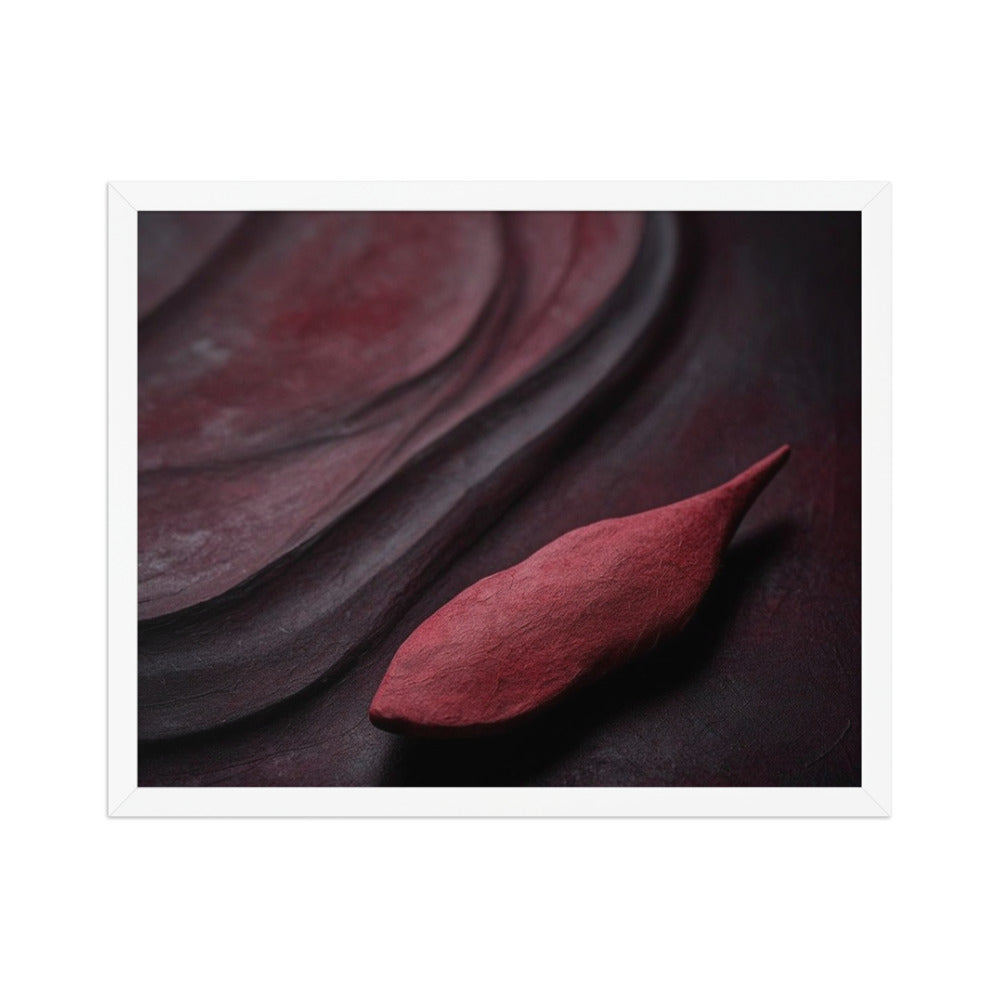 CASK — Framed Paper, White, 16×20