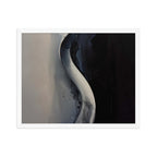GRADIENT framed paper gloss — White, 16″×20″