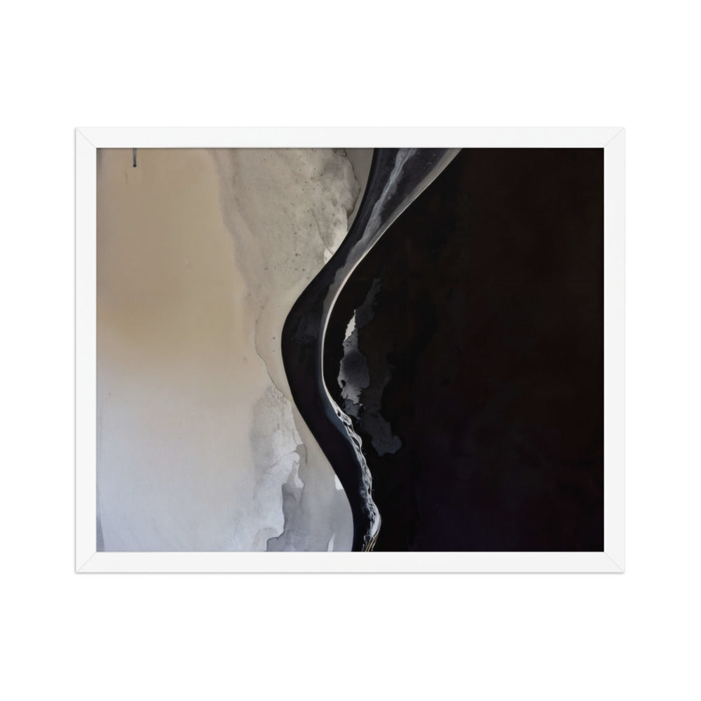 SUBLIMATION framed paper gloss — White, 16″×20″