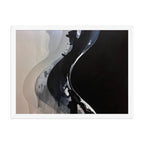 CATALYSIS framed paper gloss — White, 18″×24″