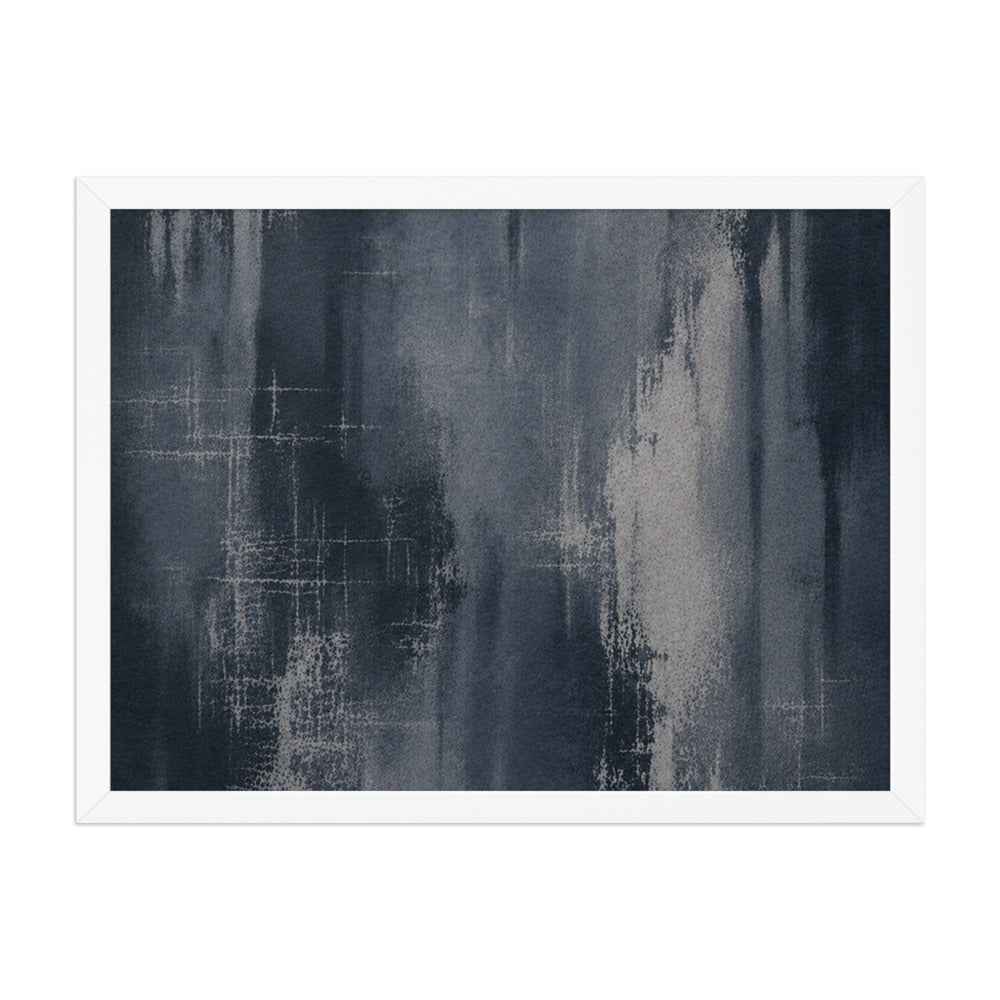 ETCH VI — Framed Paper, White, 18×24