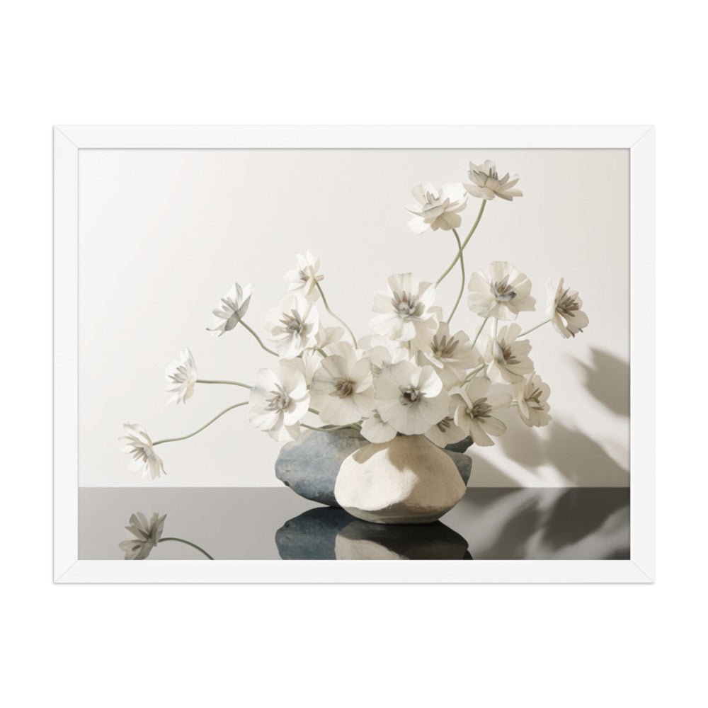 ALDER — Framed Paper, White, 18×24