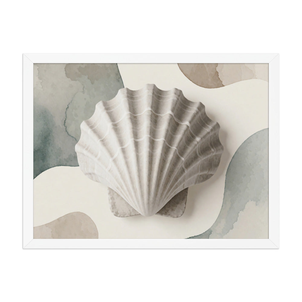 CASTING — Framed Paper, White, 18×24