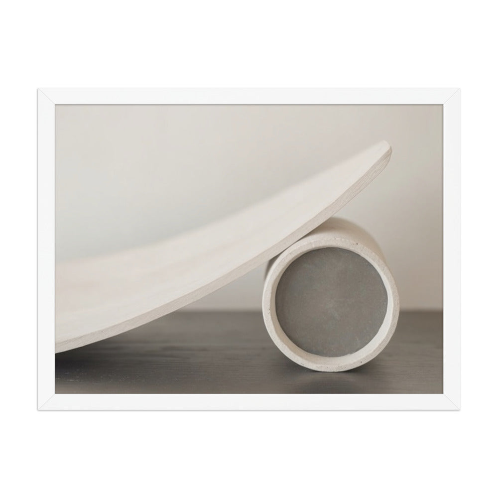 CAMFER — Framed Paper, White, 18×24
