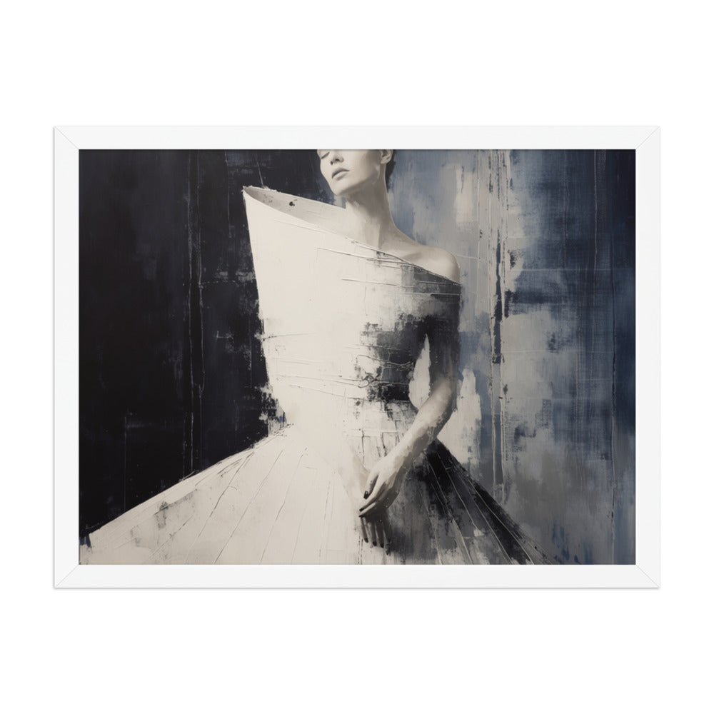 FIGURE — Framed Paper, White, 18×24