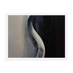 GRADIENT framed paper gloss — White, 18″×24″