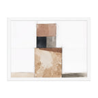 AGGREGATE framed paper gloss — White, 18″×24″