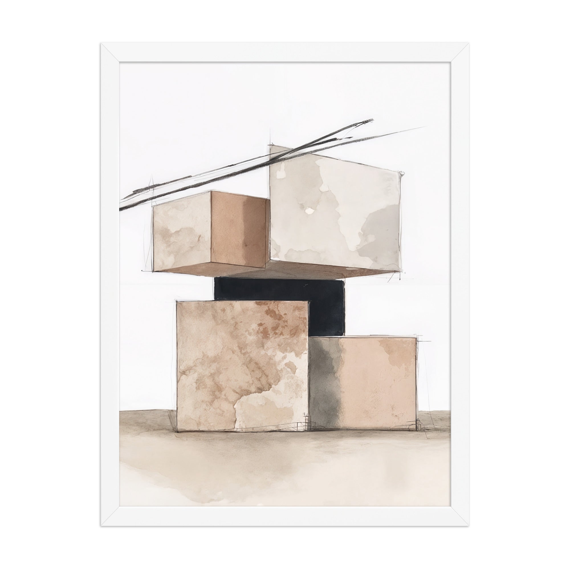 MB CANVAS ABSTRACT WALL ART PRODUCT MOCKUP