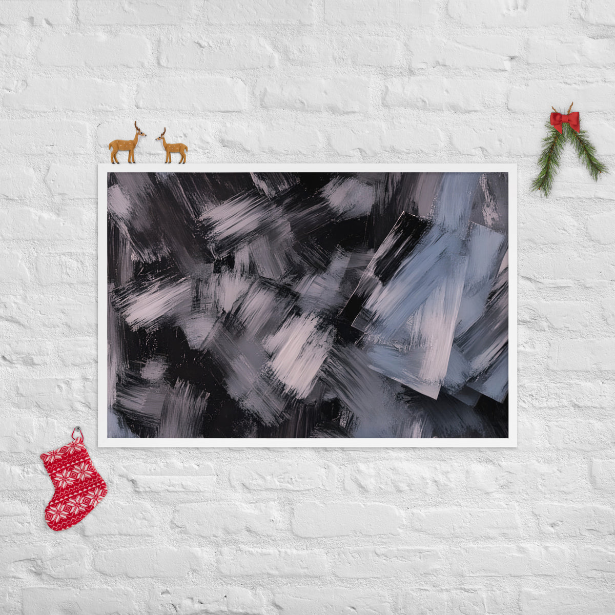MB CANVAS ABSTRACT WALL ART PRODUCT MOCKUP