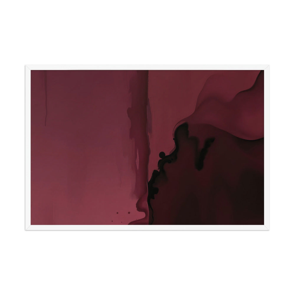CARINENA — Framed Paper, White, 24×36