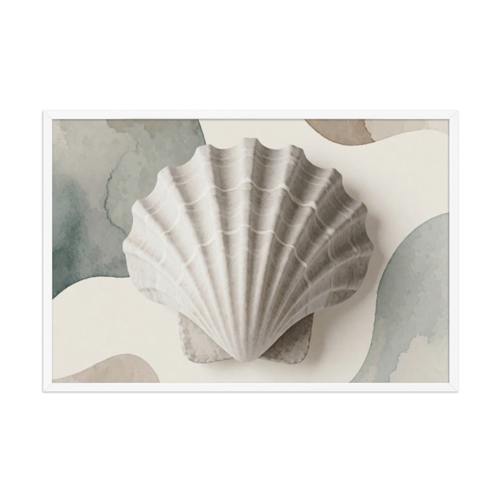 CASTING — Framed Paper, White, 24×36