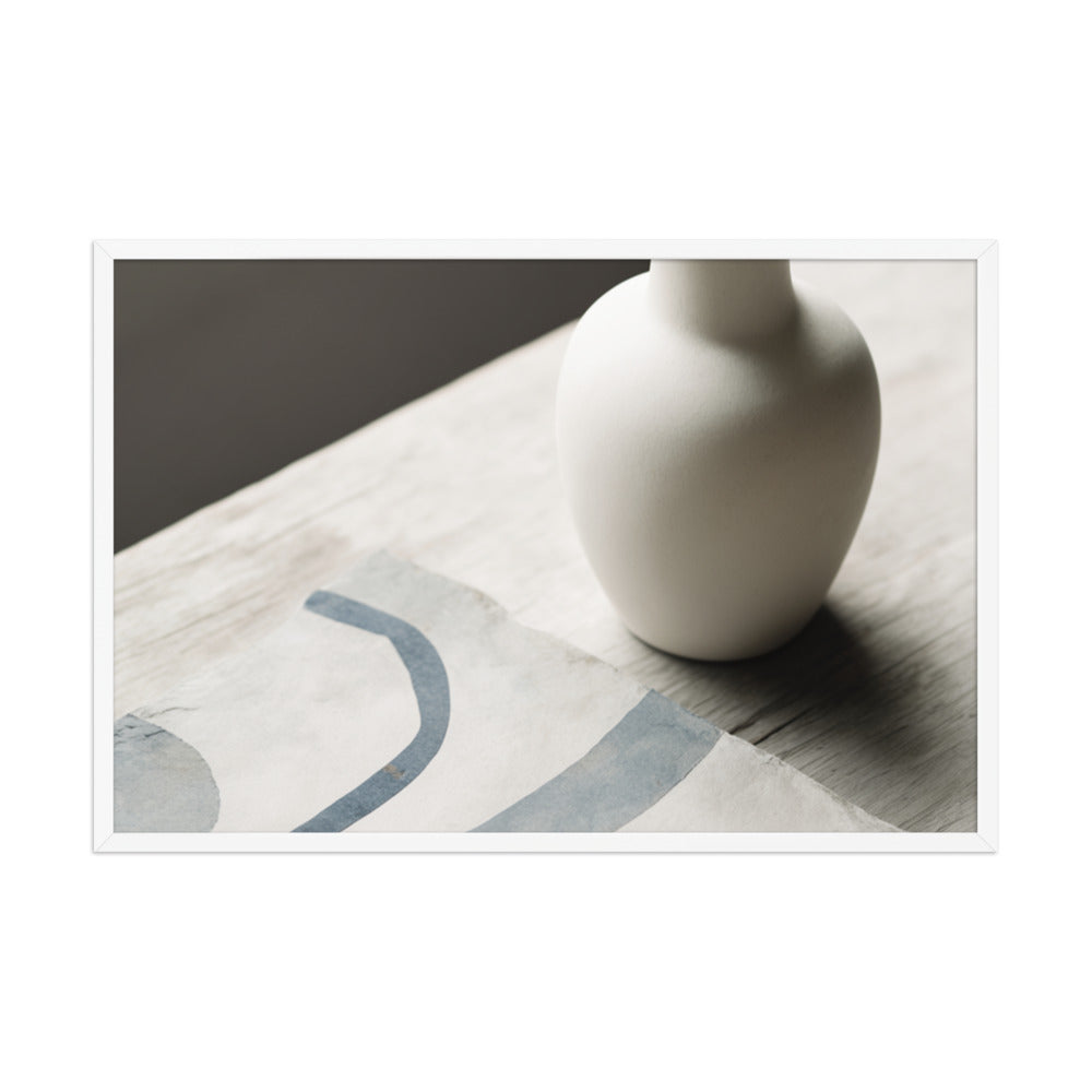 VESSEL — Framed Paper, White, 24×36
