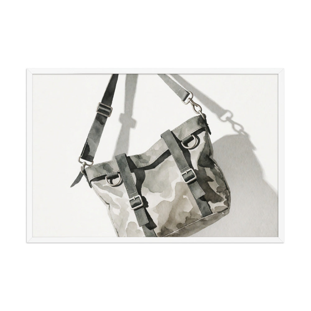 FERRULE — Framed Paper, White, 24×36
