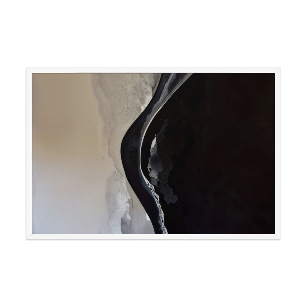 SUBLIMATION framed paper gloss — White, 24″×36″
