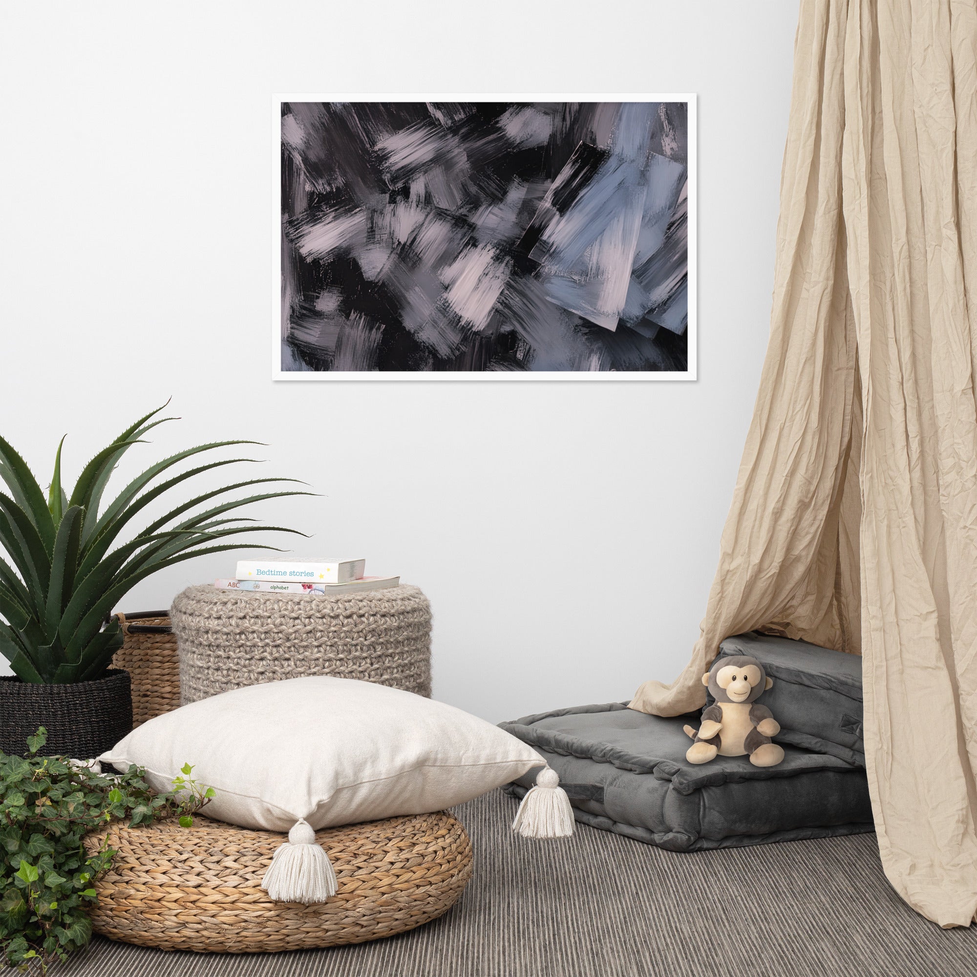MB CANVAS ABSTRACT WALL ART PRODUCT MOCKUP