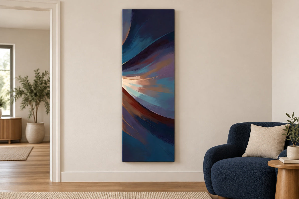 Stria Drift — approved room mockup