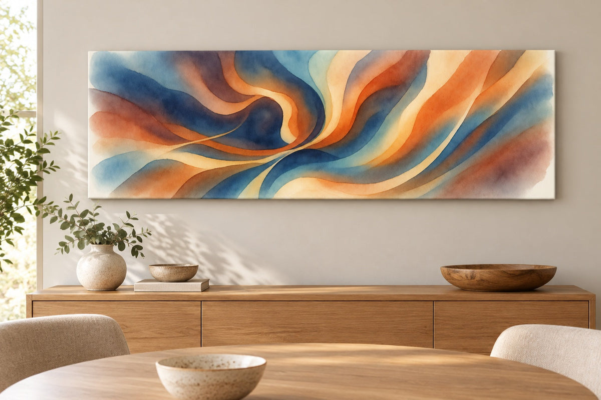 Stria Meander — approved room mockup