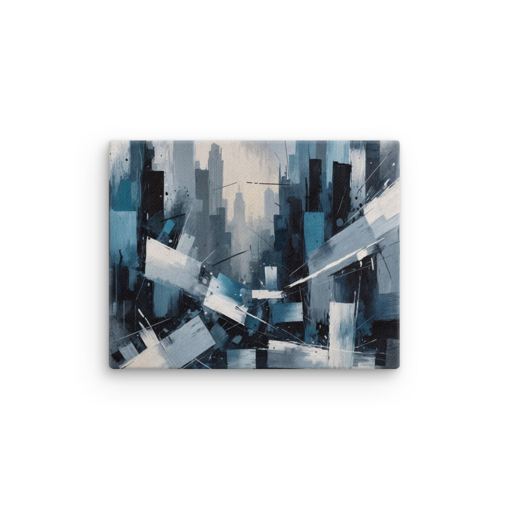 Zephyr thin canvas skyline with product details shown in 16 x 20 inch universal size