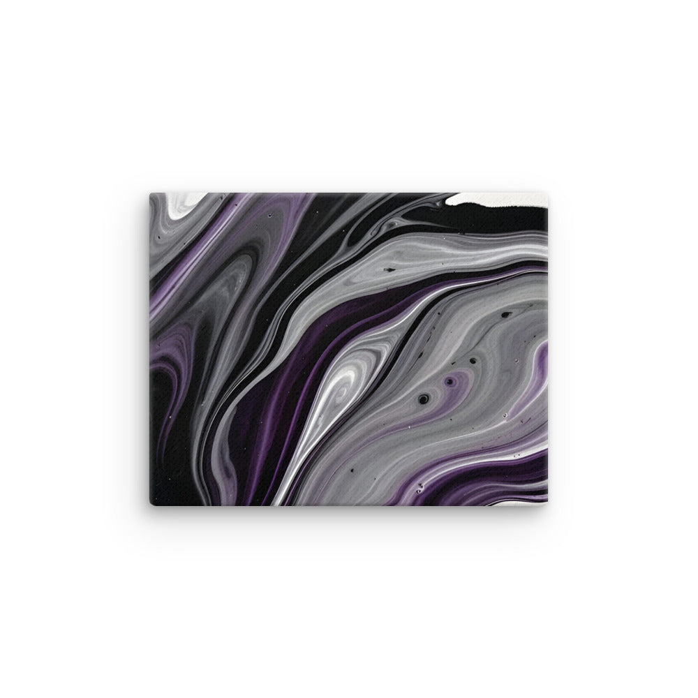 Amethyst Flow thin canvas print image for product listing in 16 x 16 inch universal size