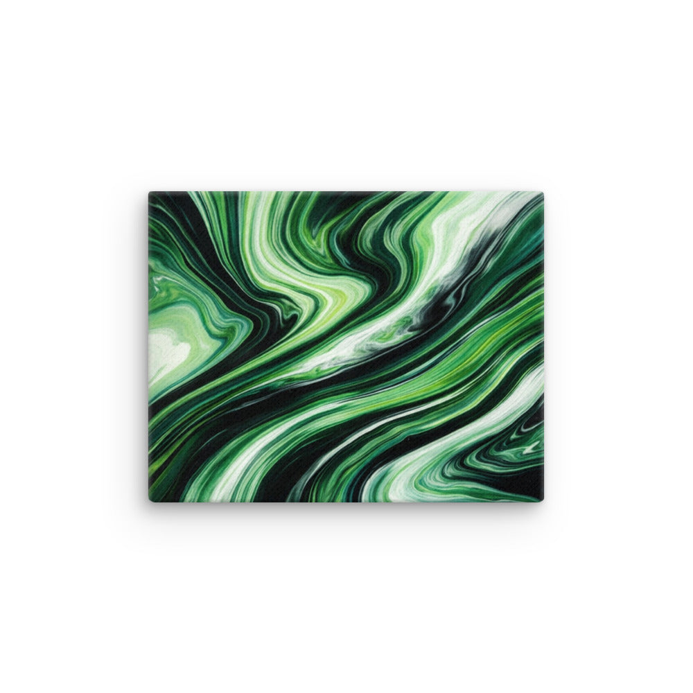 Verdant thin canvas print product view in 18 x 24 inch large size