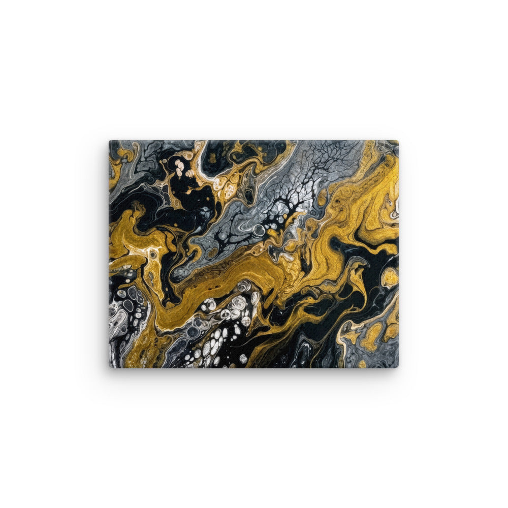 Aurum thin canvas print, front view in 18 x 24 inch large size
