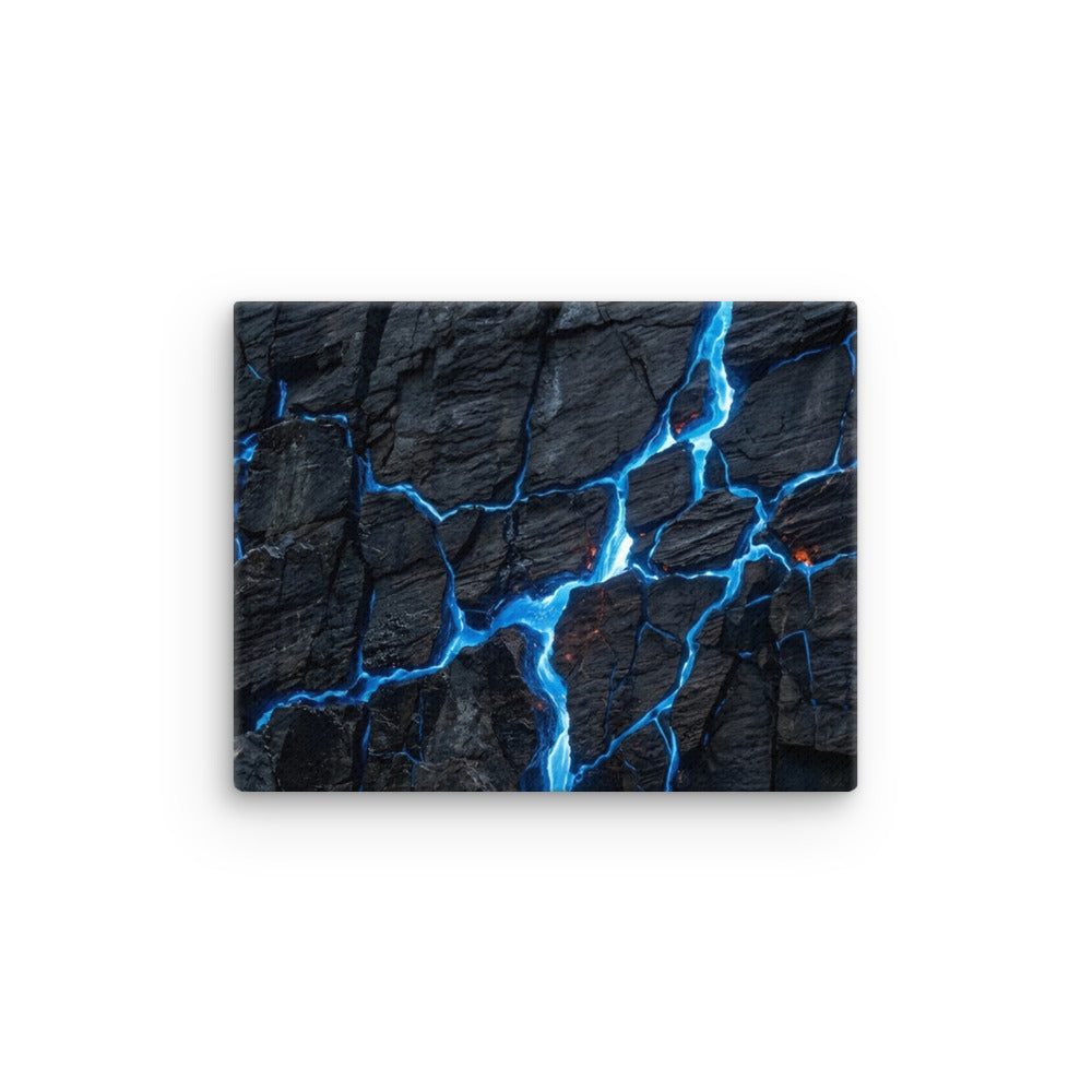 Effusions thin canvas print with product details shown in 16 x 20 inch universal size