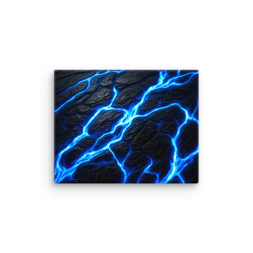 Fissure thin canvas print with product details shown in 16 x 20 inch universal size