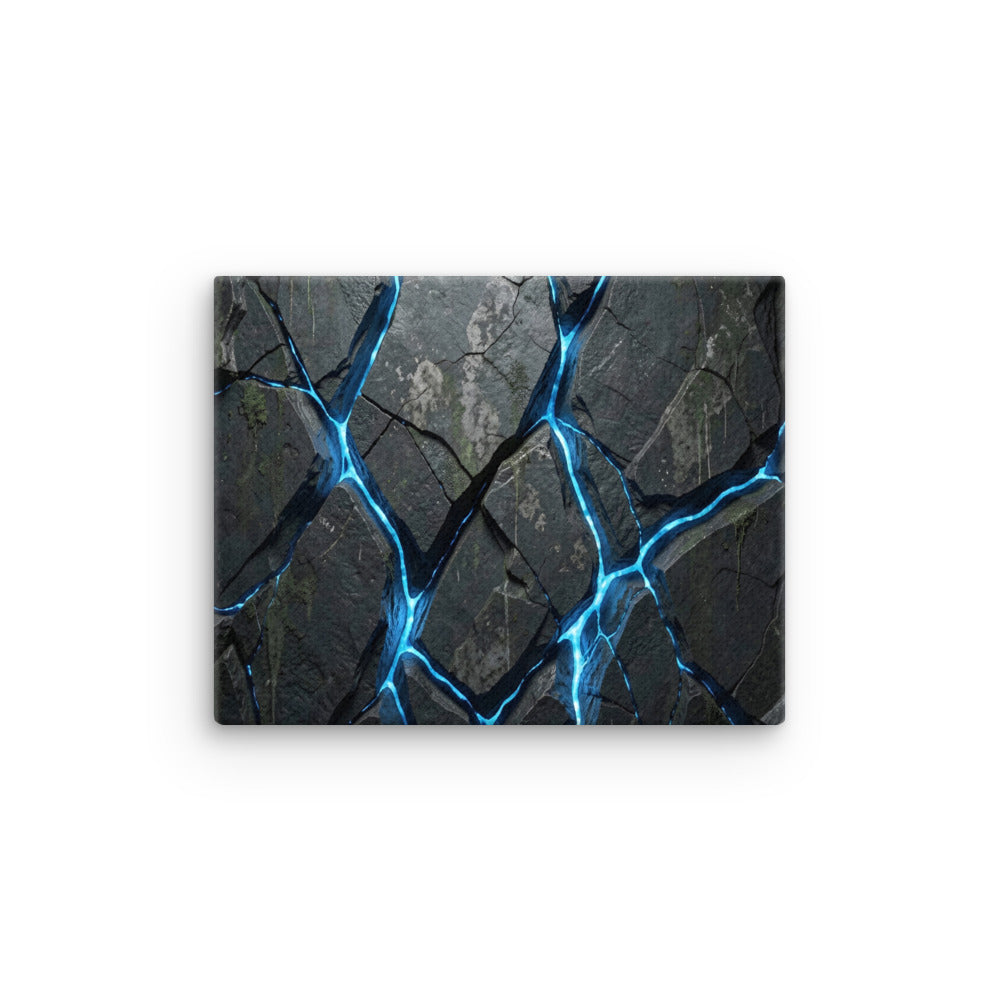 Igneous thin canvas print with product details shown in 16 x 20 inch universal size