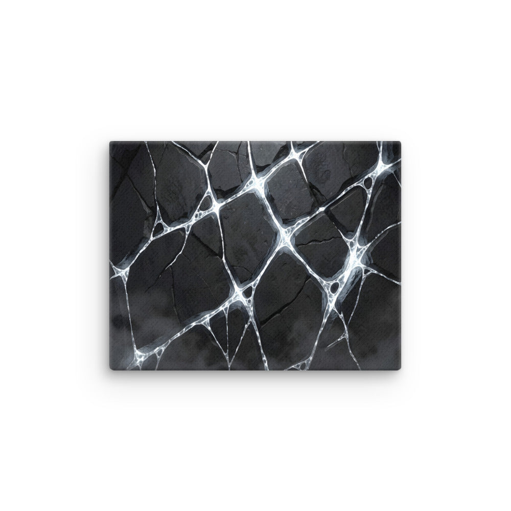 Pumice thin canvas print with product details shown in 16 x 20 inch universal size