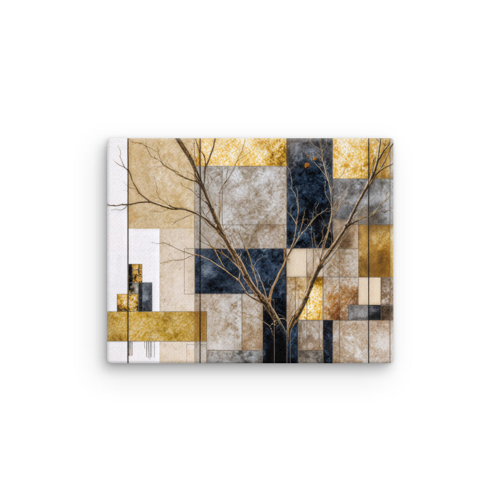 Aurelius thin canvas print with product details shown in 16 x 20 inch universal size