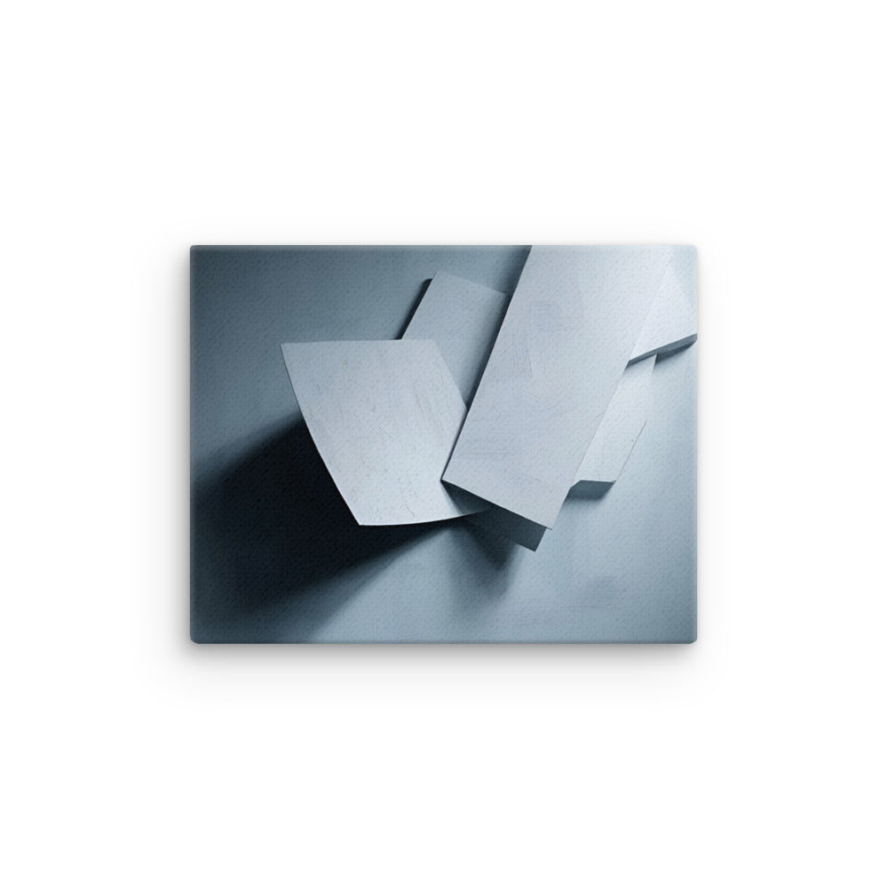 Silhouette thin canvas print with product details shown in 16 x 20 inch universal size