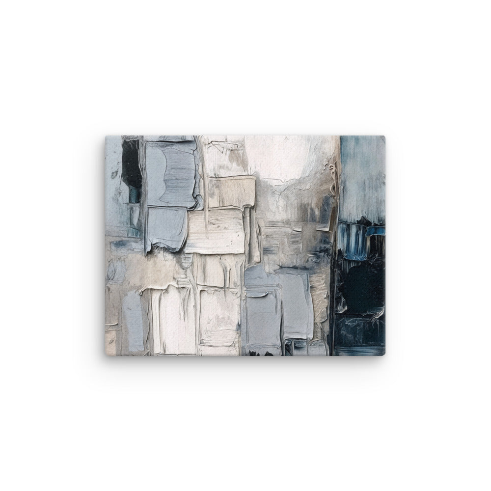 Haze thin canvas print with product details shown in 16 x 20 inch universal size