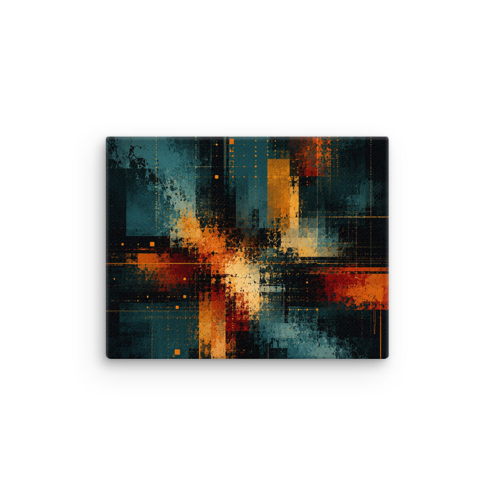 Axion thin canvas print image for product listing in 16 x 16 inch universal size