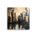Sommet wall art product image as a thin canvas skyline in 12 x 16 inch universal size