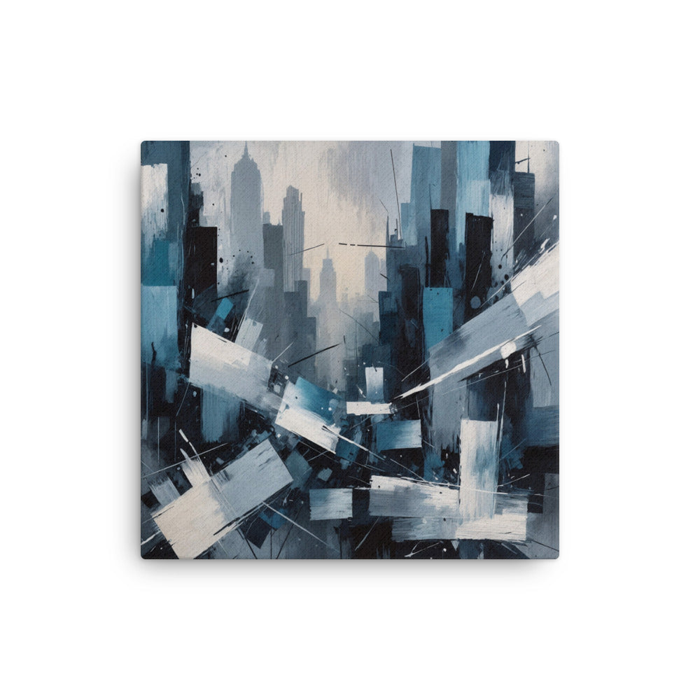 Zephyr wall art product image as a thin canvas skyline in 9 x 12 inch universal size