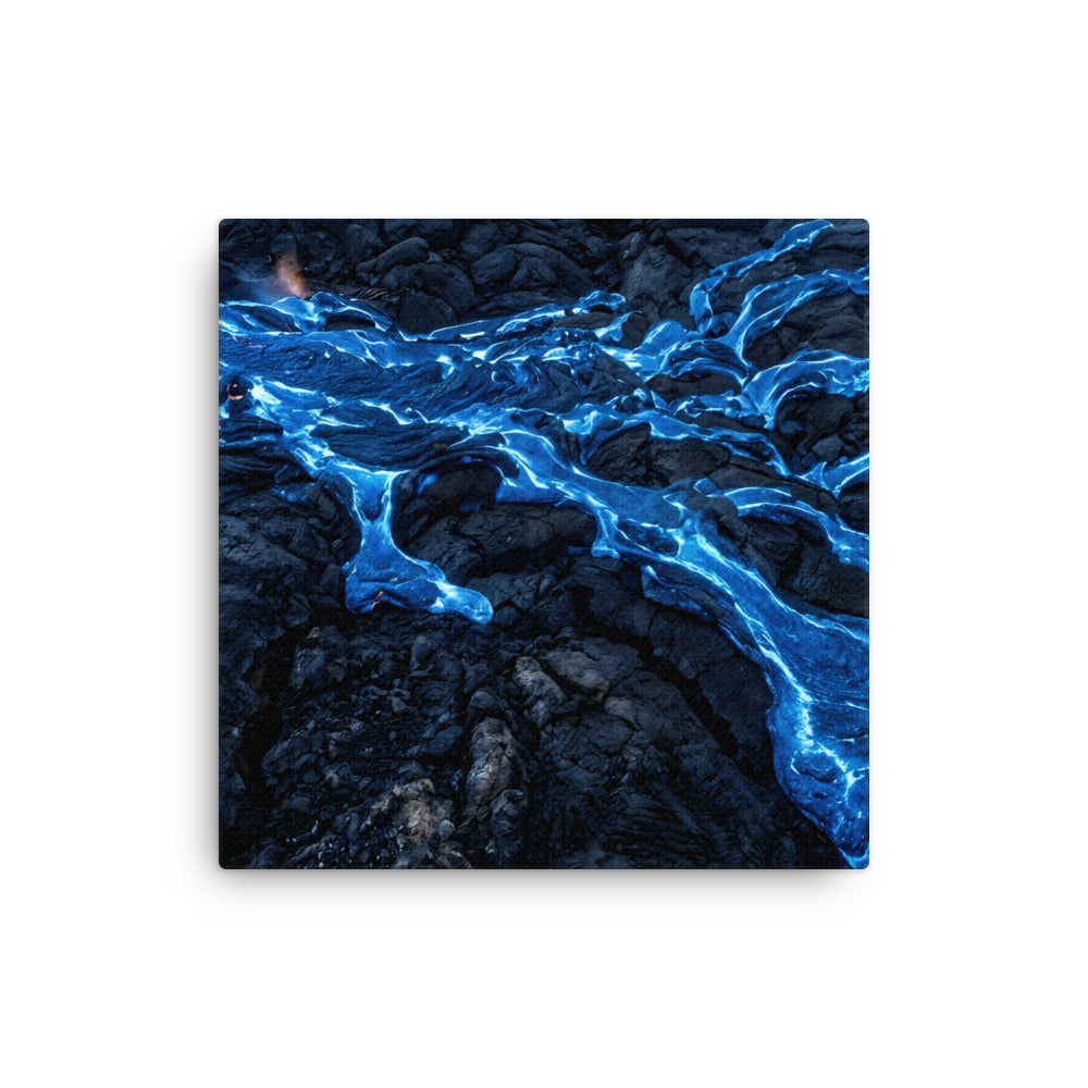 Scoria wall art product image as a thin canvas print in 12 x 12 inch universal size