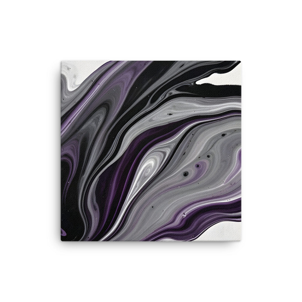 Amethyst Flow wall art product image as a thin canvas print in 9 x 12 inch universal size