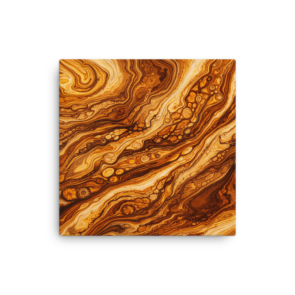 Molten Cells wall art product image as a thin canvas print in 12 x 12 inch universal size