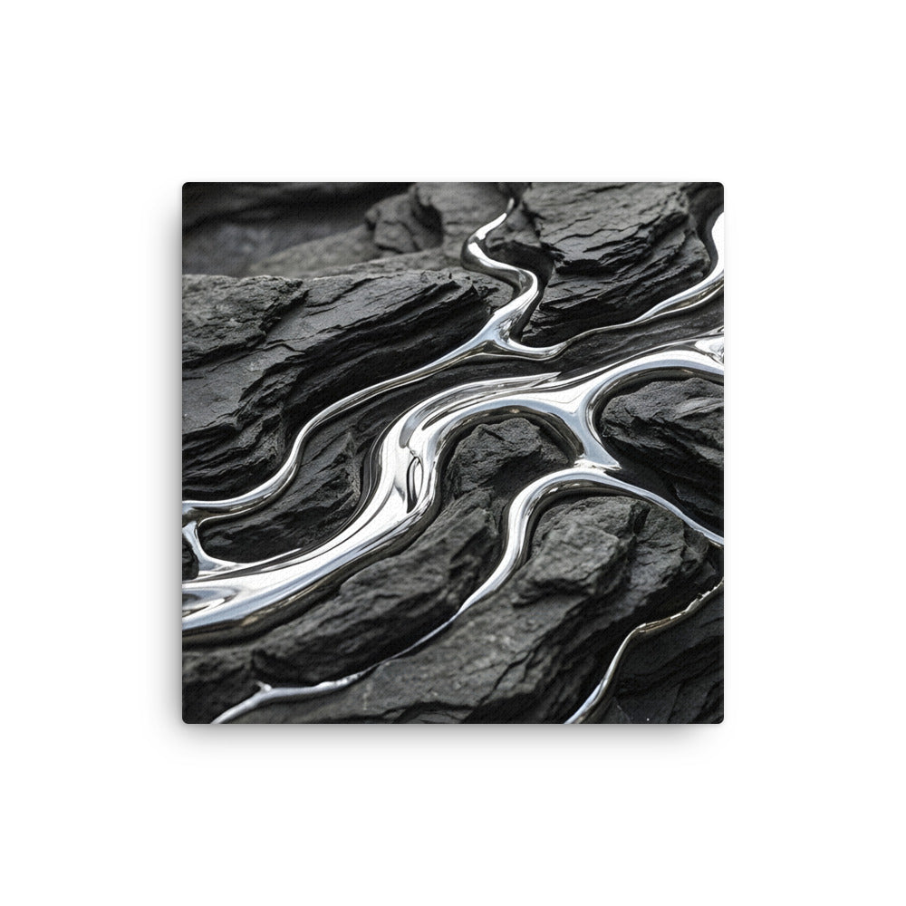 Basalt wall art product image as a thin canvas print in 9 x 12 inch universal size