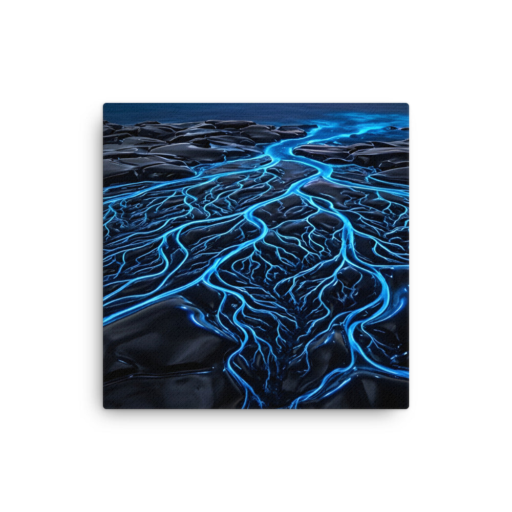 Caldera wall art product image as a thin canvas print in 9 x 12 inch universal size