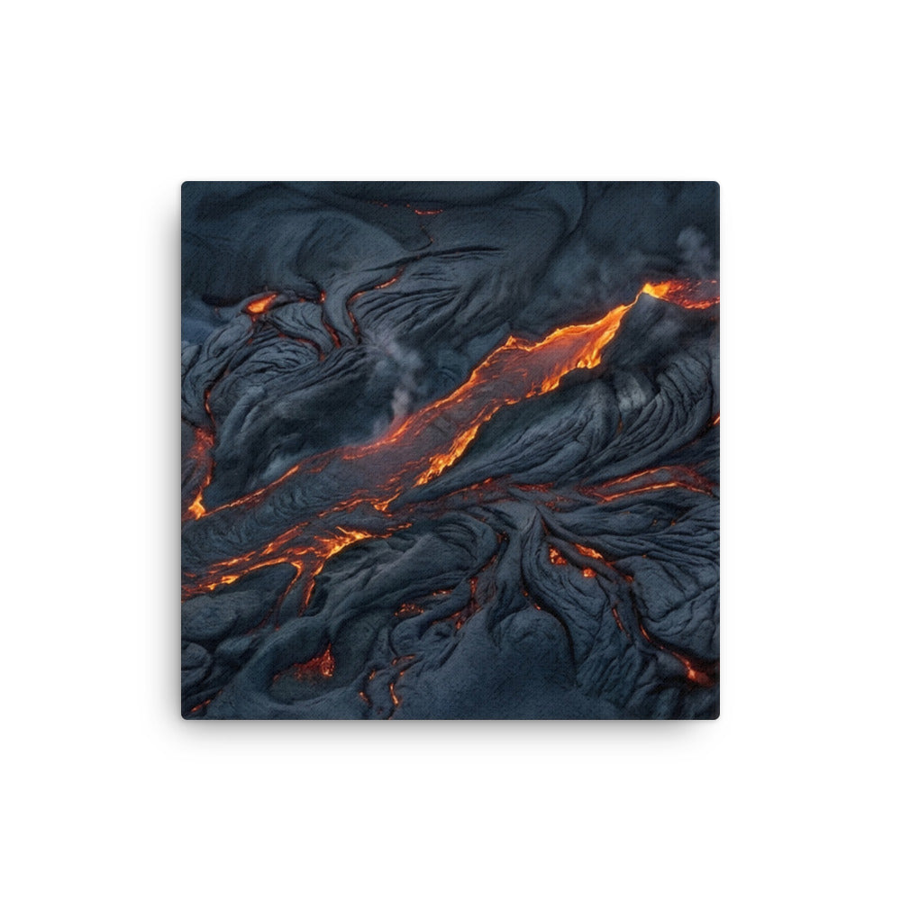 Molten wall art product image as a thin canvas print in 9 x 12 inch universal size