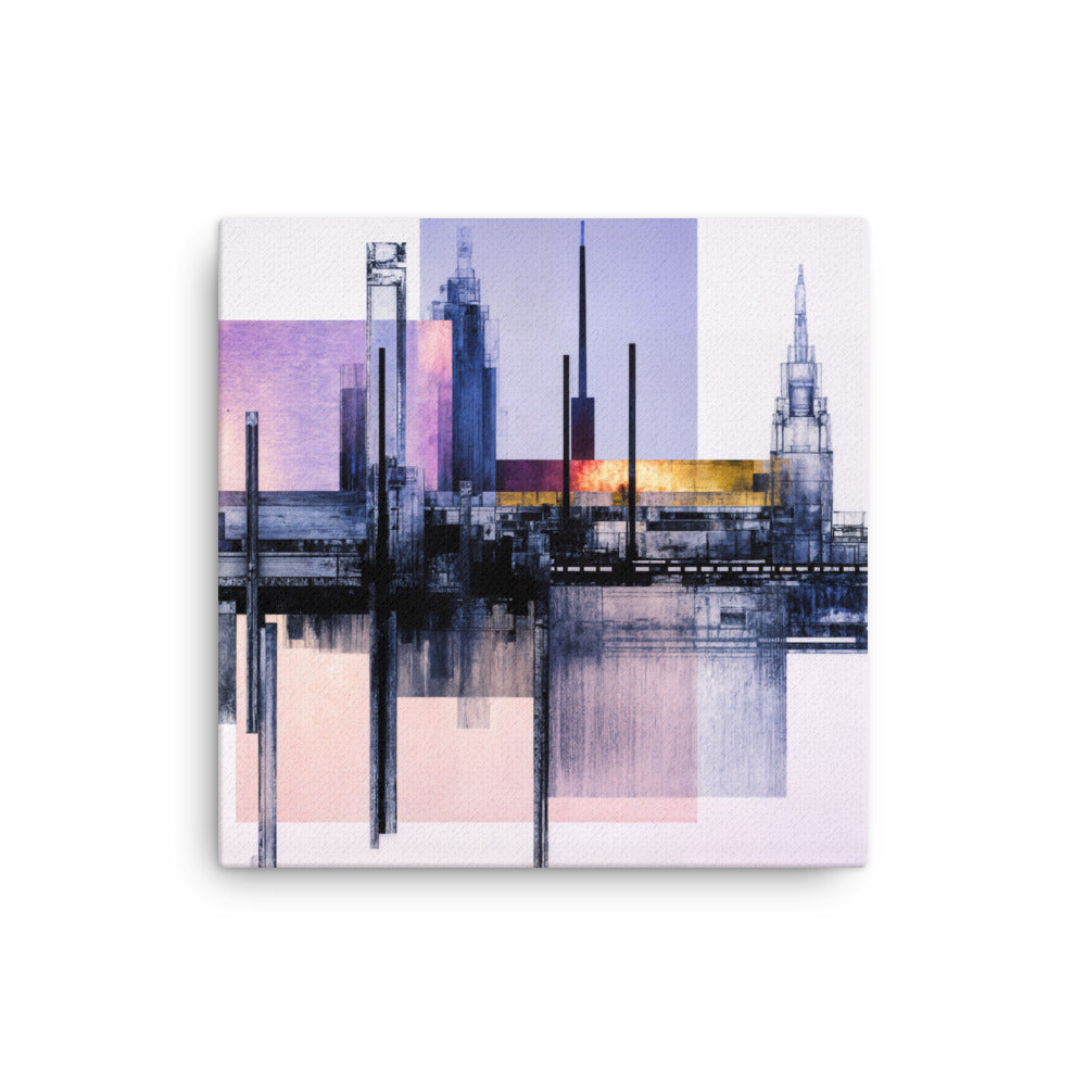 Escapes thin canvas print shown in front view in 8 x 10 inch universal size