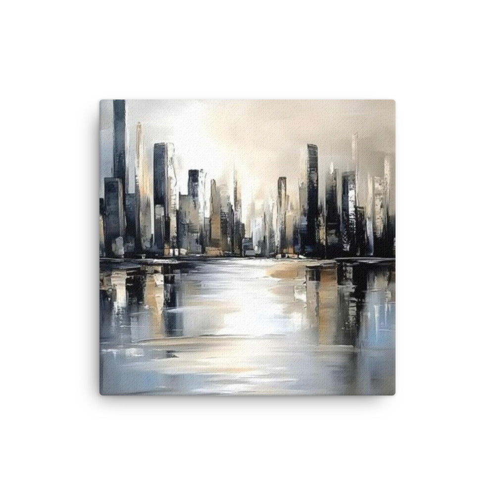 Sharps thin canvas print shown in front view in 8 x 10 inch universal size