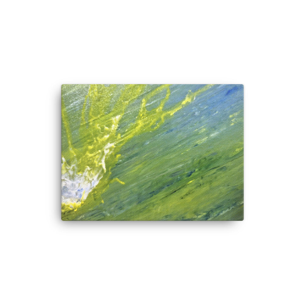 Charged Waters thin canvas print shown in front view in 12 x 16 inch universal size